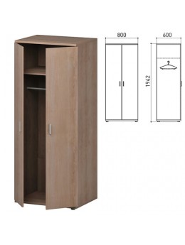Шкаф для одежды 'Профит', 800х600х1942 мм, ясень альтера (КОМПЛЕКТ)