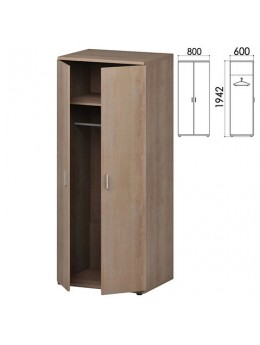 Шкаф для одежды 'Кубика', 800х600х1942 мм, ясень альтера (КОМПЛЕКТ)