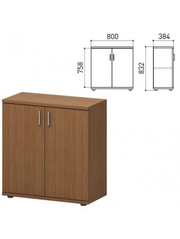 Шкаф закрытый 'Профит', 800х384х832 мм, орех онтарио (КОМПЛЕКТ)