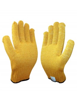 Перчатки трикотажные ТРАКТОР (желтый) (Россия)