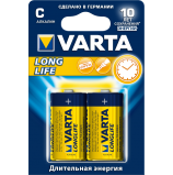 Батарейки VARTA LONGLIFE C бл. 2 (рус.)