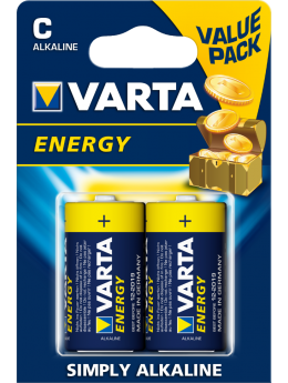 Батарейки VARTA ENERGY C бл. 2