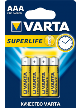 Батарейка VARTA SUPERLIFE AAA бл.4 (рус.)