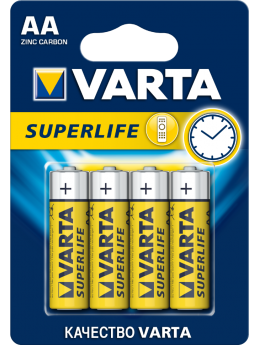 Батарейка VARTA SUPERLIFE АА бл. 4 (рус.)