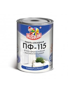 Эмаль ПФ-115 вишневый OLECOLOR в ассортименте Эмаль ПФ-115 вишневый OLECOLOR в ассортименте