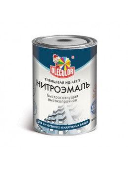 Эмаль белая НЦ-132П (0.7 кг) OLECOLOR Эмаль белая НЦ-132П (0.7 кг) OLECOLOR