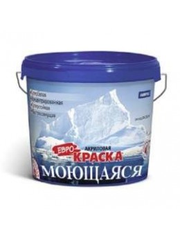 Краска акриловая моющаяся (3кг) FARBITEX Краска акриловая моющаяся (3кг) FARBITEX