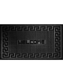 Коврик резиновый 40х60 см "Welcome", черный, SUNSTEP™(31-027)