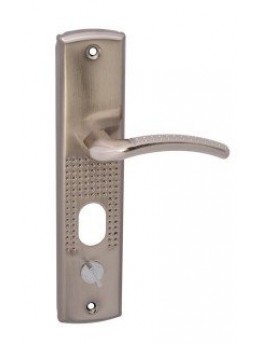 Ручка БУЛАТ для китайских металлических дверей РФ А101 UL левая